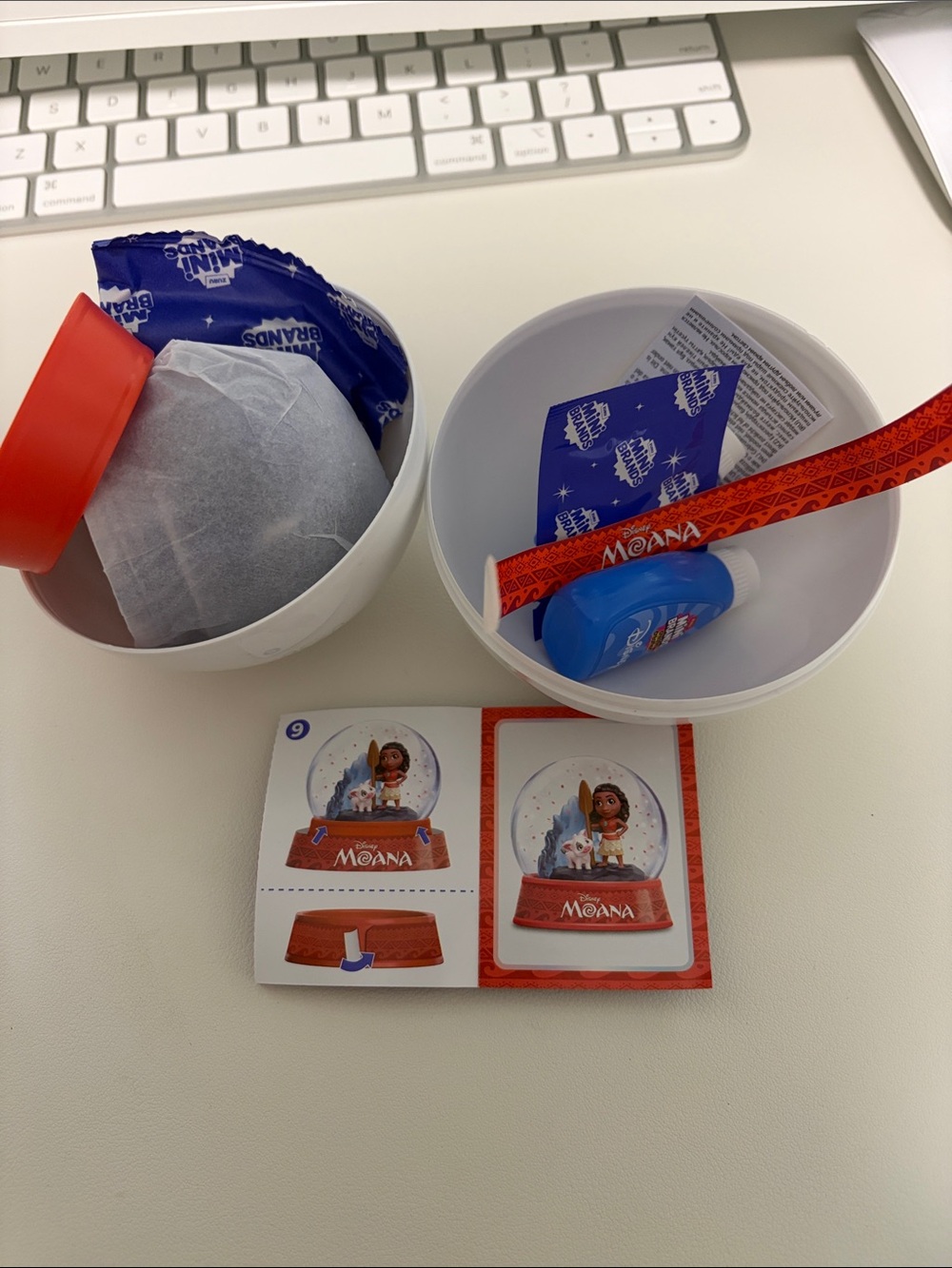 Mini brands snow globe